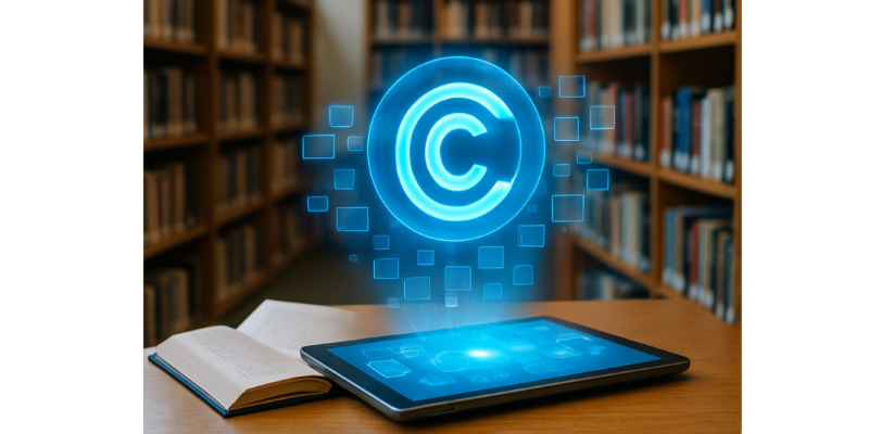 Biblioteca digitală – Dreptul de autor