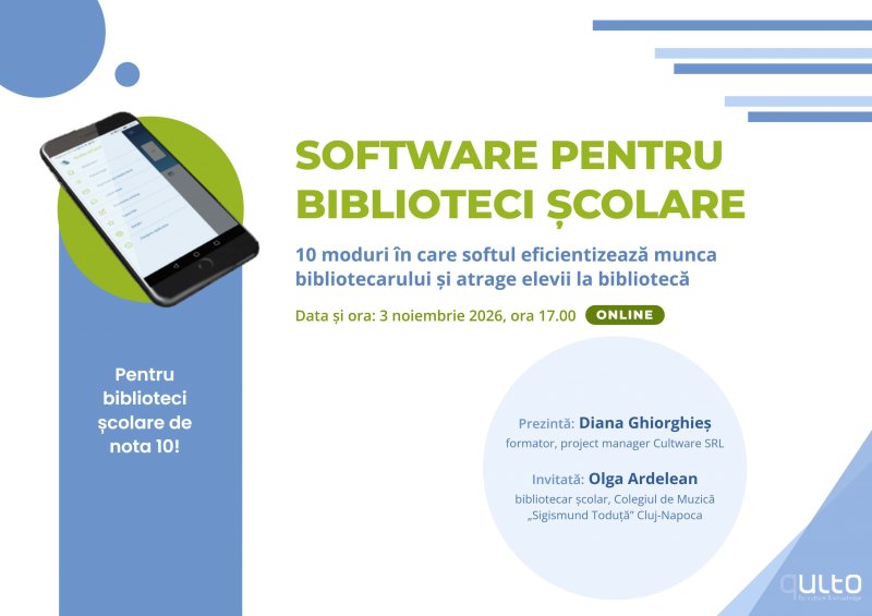  Software pentru biblioteci școlare